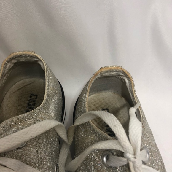 Silver glitter converse - Picture 2 of 7